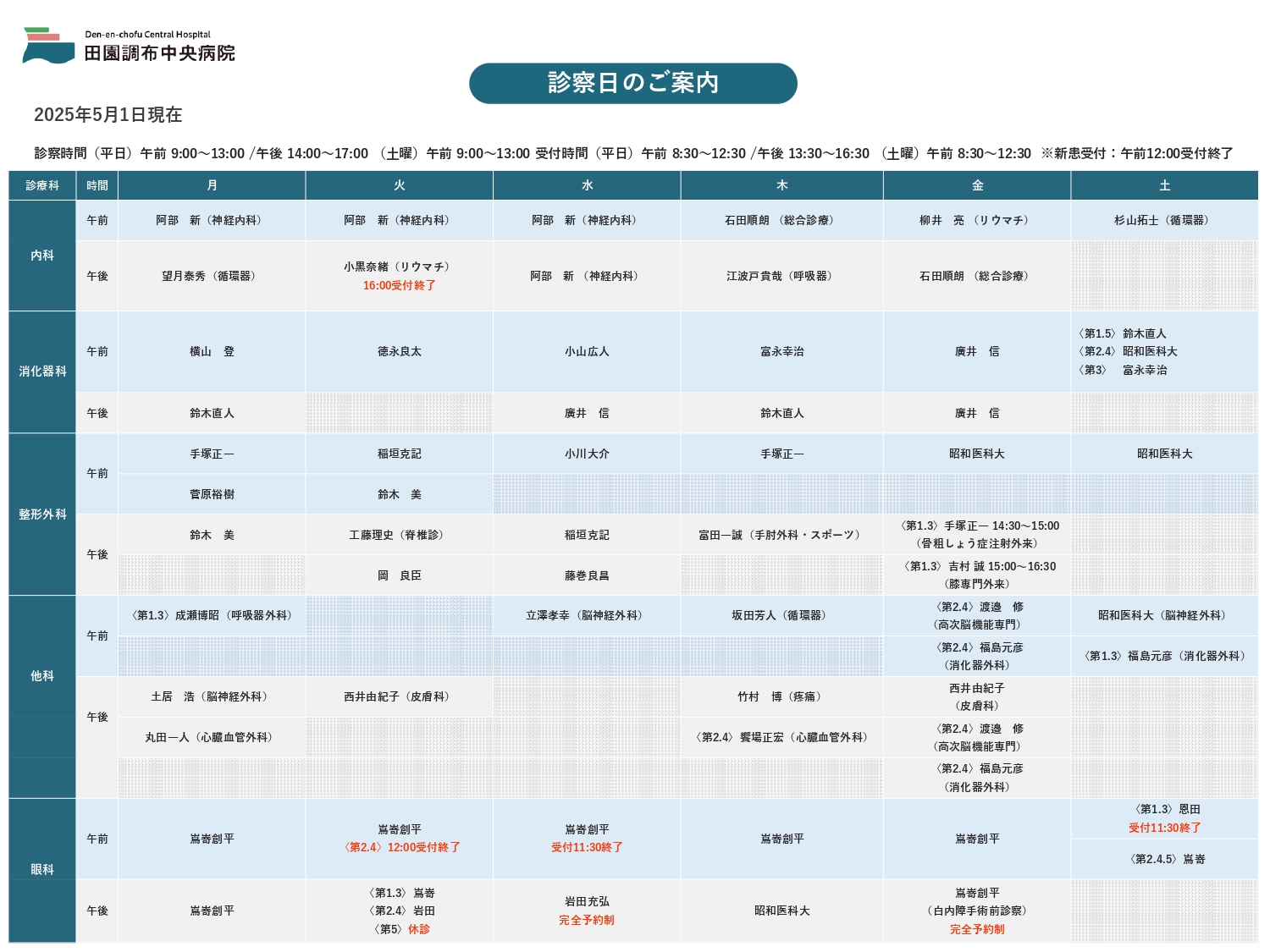 https://denenchofu-hp.jp/new/wp-content/uploads/2025/04/【外来担当表】2025年5月.pdf